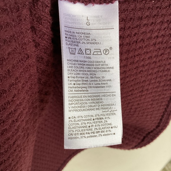 Old Navy waffle Henley women’s shirt - Picture 11 of 12